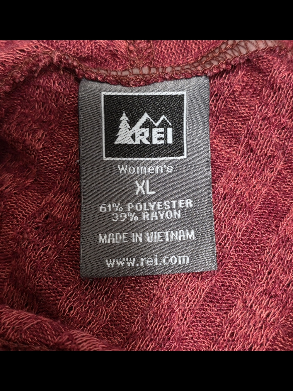 REI Raspberry Draped Cardigan - Picture 5 of 6